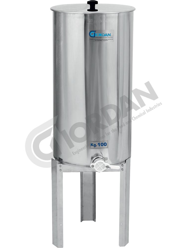 (112T) MATURATORE IN ACCIAIO INOX DA 100 KG, SALDATURE TIG