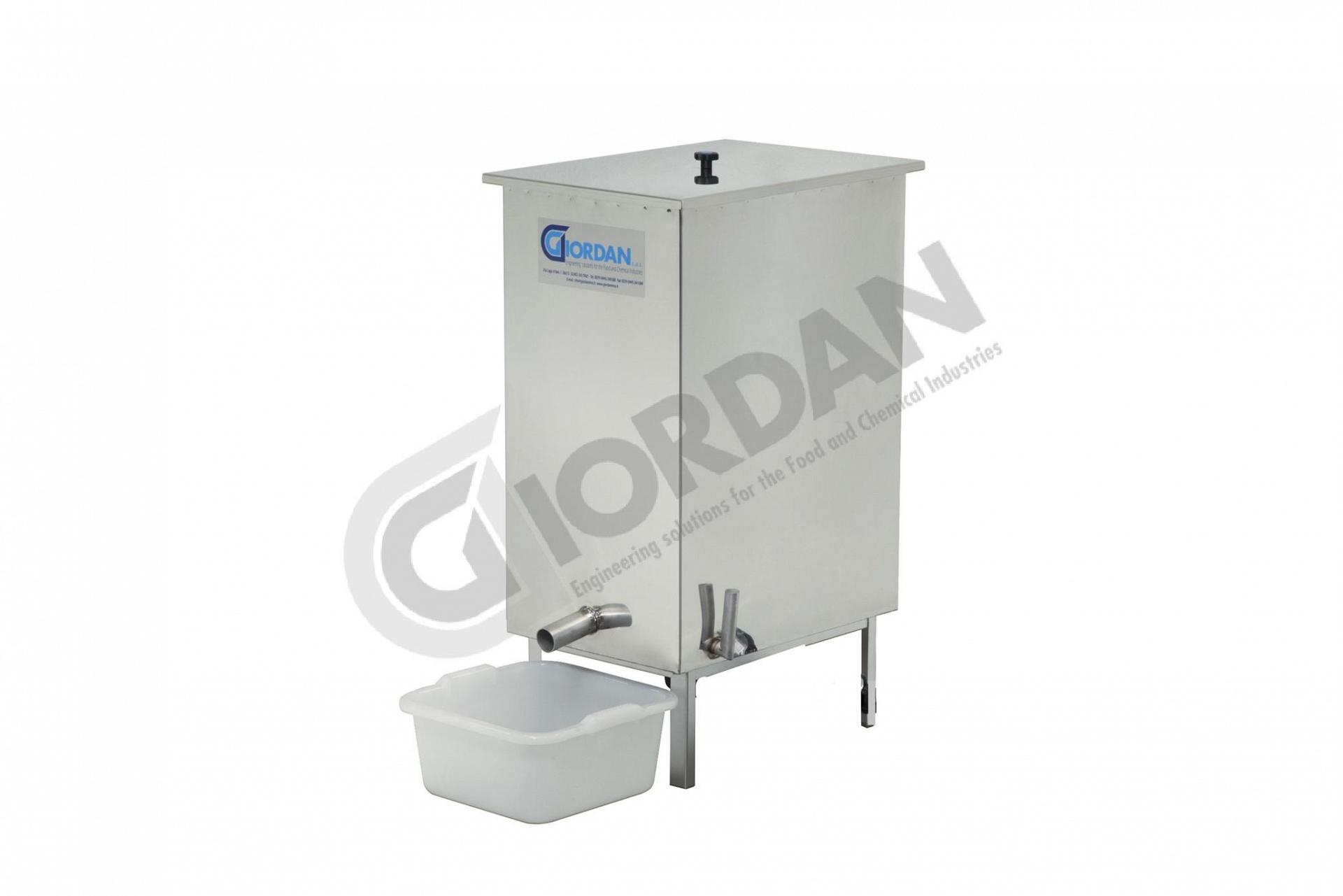 (317I) SCERATRICE A VAPORE ELETTRICA IN ACCIAIO INOX