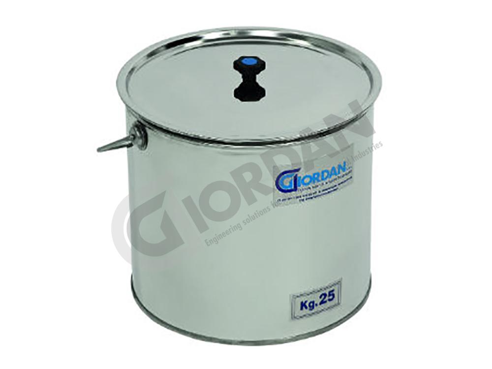 (110) SECCHIELLO CILINDRICO DA 25 KG. CON MANICO