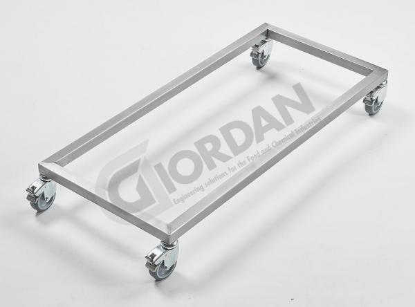TROLLEY WITH WHEELS FOR 2 BUCKETS HEATING CABINET