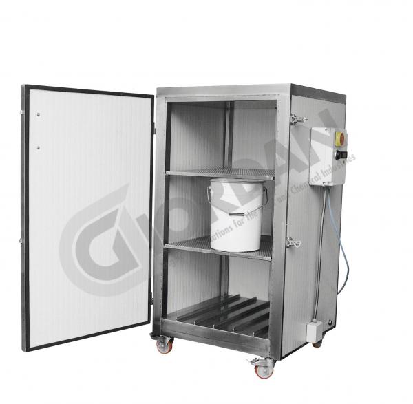 HEATING CABINET FOR 12 BUCKETS WITH BOTTOM