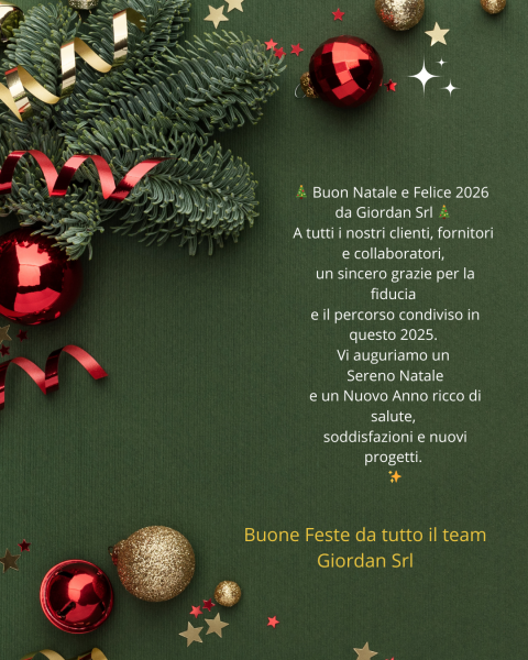 AUGURI DI NATALE E CHIUSURA