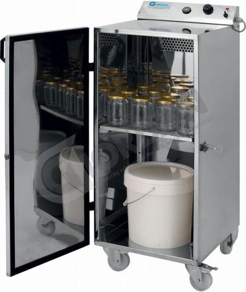 ELECTRIC HEATING CABINET WITH DOOR FOR 2 BUCKETS