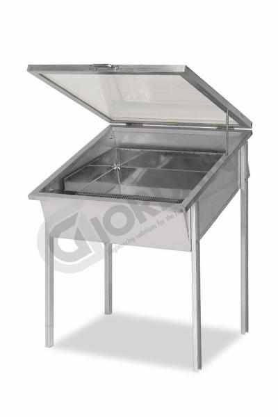 (318I) SCERATRICE SOLARE 70x70 IN ACCIAIO INOX