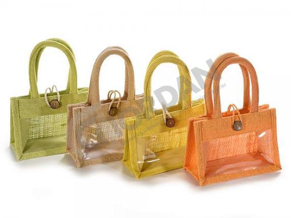 BORSETTA IN JUTA 12,5X10X12,5 H CM