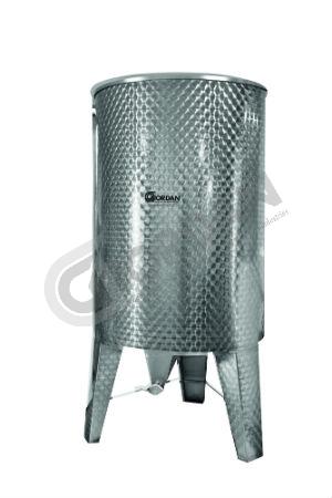 (116N) MATURATORE IN ACCIAIO INOX DA 1000 KG, SCARICO TOTALE FRONTALE