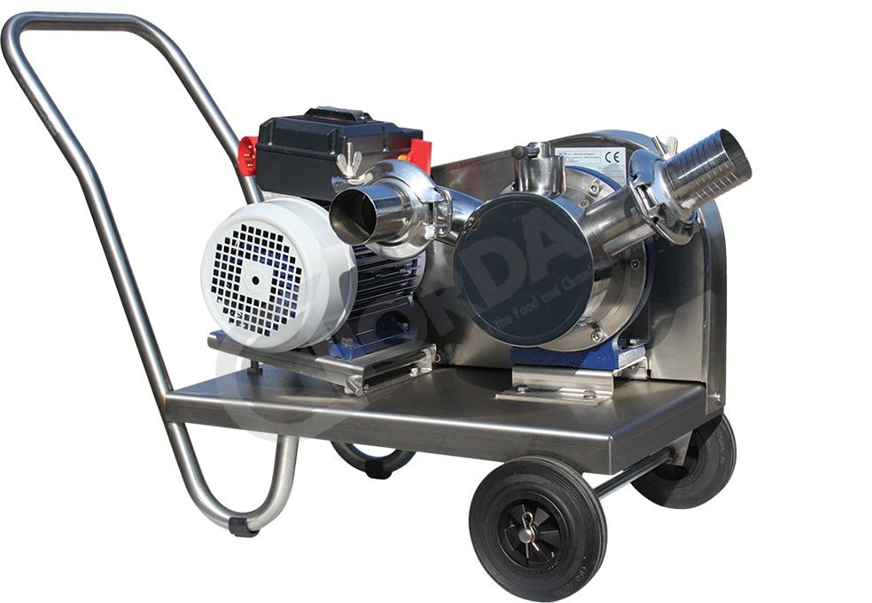 POMPA CON GIRANTE IN GOMMA PER MIELE - MONOFASE